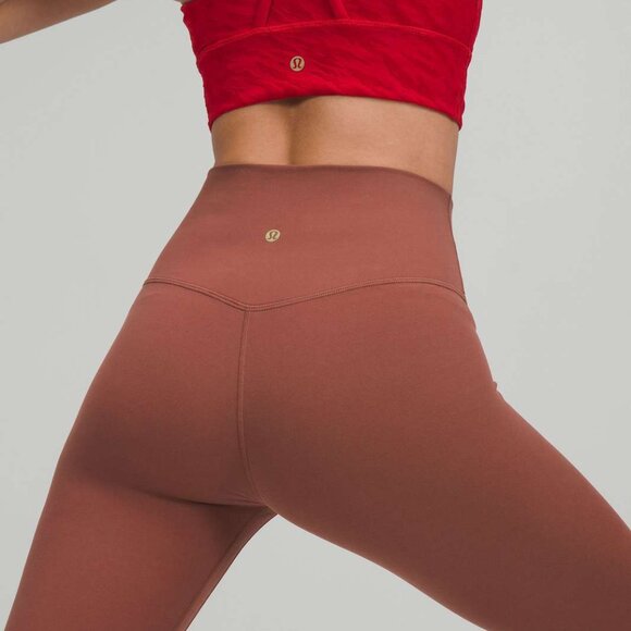 lululemon athletica Pants - NWT Lululemon Align High Rise Pant 25" *LNY, Sz 6, Smoky Red